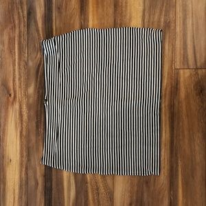 Striped mini skirt